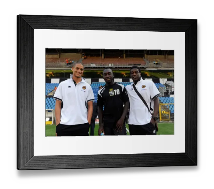 Framed Print : Clash of Giants: Wolverhampton Wanderers vs RCSC Charleroi - Pre-Season Friendly - A Battle of Stars: Guedioura, Kage, and Mujangi Bia Framed Print : Clash of Giants: Wolverhampton Wanderers vs RCSC Charleroi - Pre-Season Friendly - A Battle of Stars: Guedioura, Kage, and Mujangi Bia