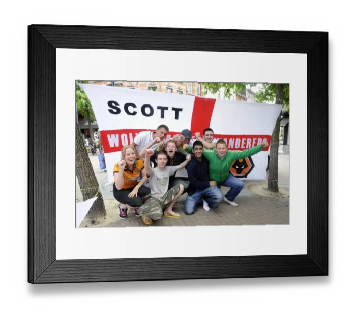 Framed Print : Soccer - Pre-Season Friendly - RCSC Charleroi v Wolverhampton Wanderers