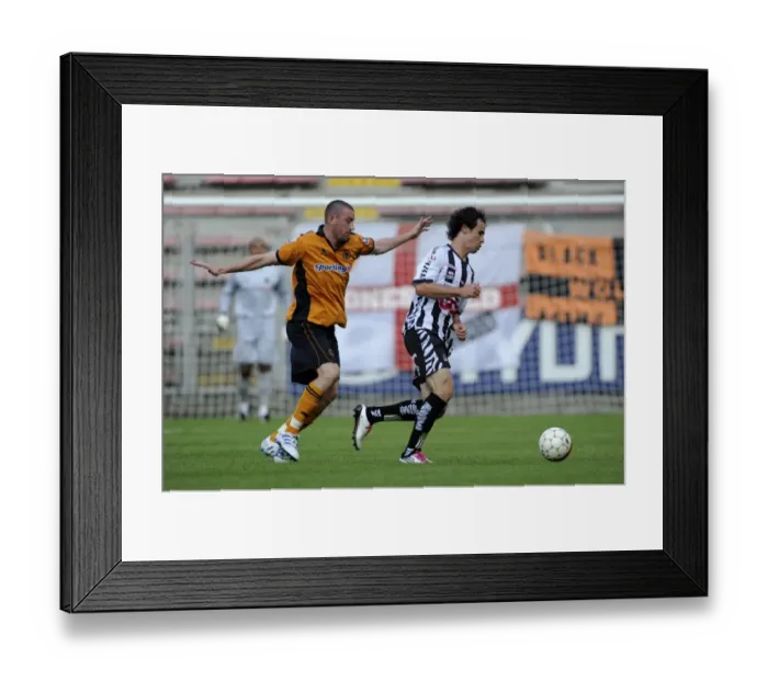 Framed Print : Soccer - Pre-Season Friendly - RCSC Charleroi v Wolverhampton Wanderers Framed Print : Soccer - Pre-Season Friendly - RCSC Charleroi v Wolverhampton Wanderers