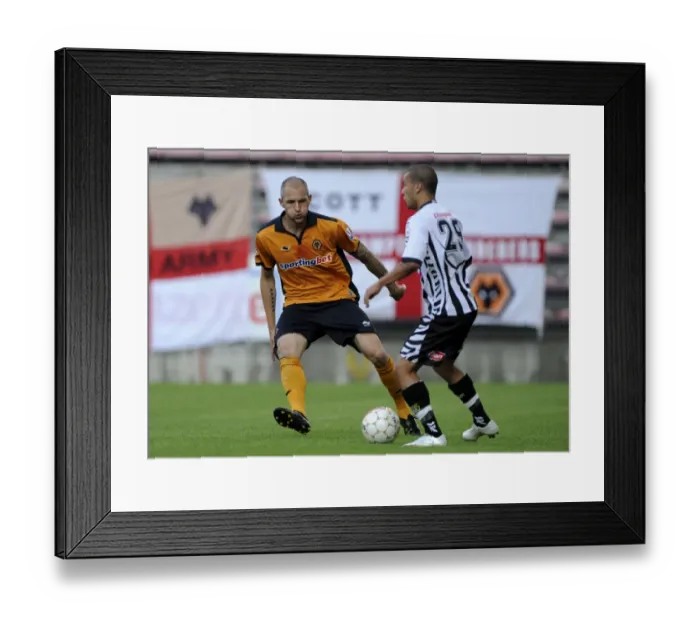 Framed Print : Wolverhampton Wanderers vs RCSC Charleroi: A Pre-Season Battle - Jelle Van Damme vs Alessandro Cordaro Framed Print : Wolverhampton Wanderers vs RCSC Charleroi: A Pre-Season Battle - Jelle Van Damme vs Alessandro Cordaro