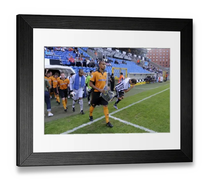 Framed Print : Karl Henry in Action: Wolverhampton Wanderers vs RCSC Charleroi - Pre-Season Friendly