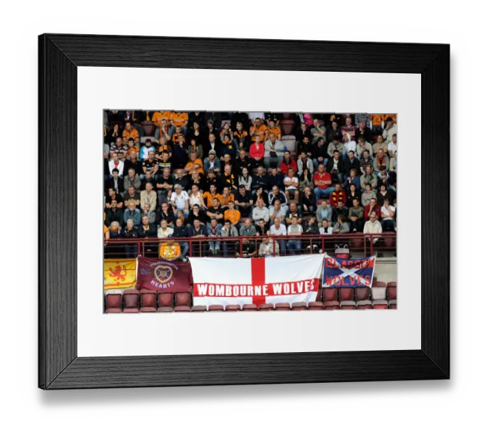 Framed Print : Wolverhampton Wanderers Fans in Full Force: Heart of Midlothian vs. Wolverhampton Wanderers (Pre-season Friendly) Framed Print : Wolverhampton Wanderers Fans in Full Force: Heart of Midlothian vs. Wolverhampton Wanderers (Pre-season Friendly)