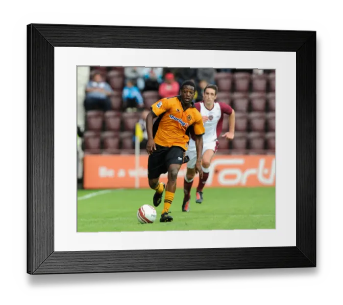 Framed Print : Soccer - Pre-season friendly - Heart of Midlothian v Wolverhampton Wanderers Framed Print : Soccer - Pre-season friendly - Heart of Midlothian v Wolverhampton Wanderers