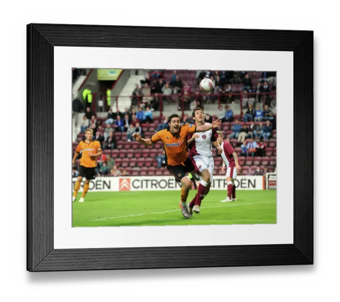 Framed Print : Soccer - Pre-season friendly - Heart of Midlothian v Wolverhampton Wanderers Framed Print : Soccer - Pre-season friendly - Heart of Midlothian v Wolverhampton Wanderers