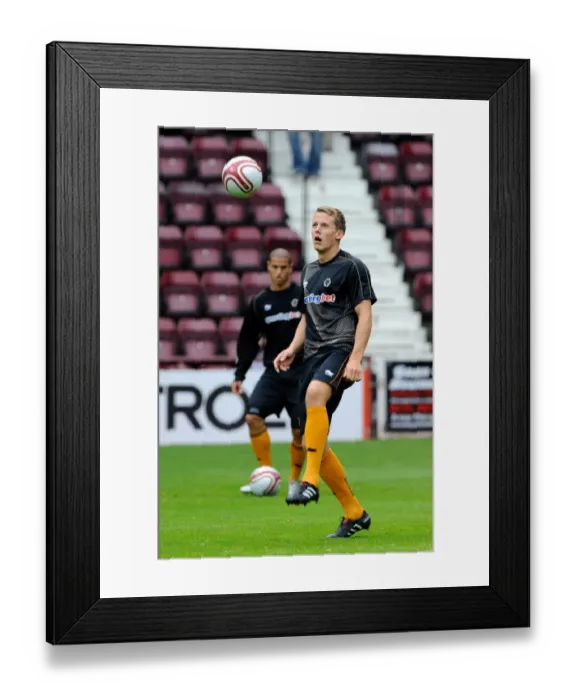 Framed Print : Soccer - Pre-season friendly - Heart of Midlothian v Wolverhampton Wanderers Framed Print : Soccer - Pre-season friendly - Heart of Midlothian v Wolverhampton Wanderers