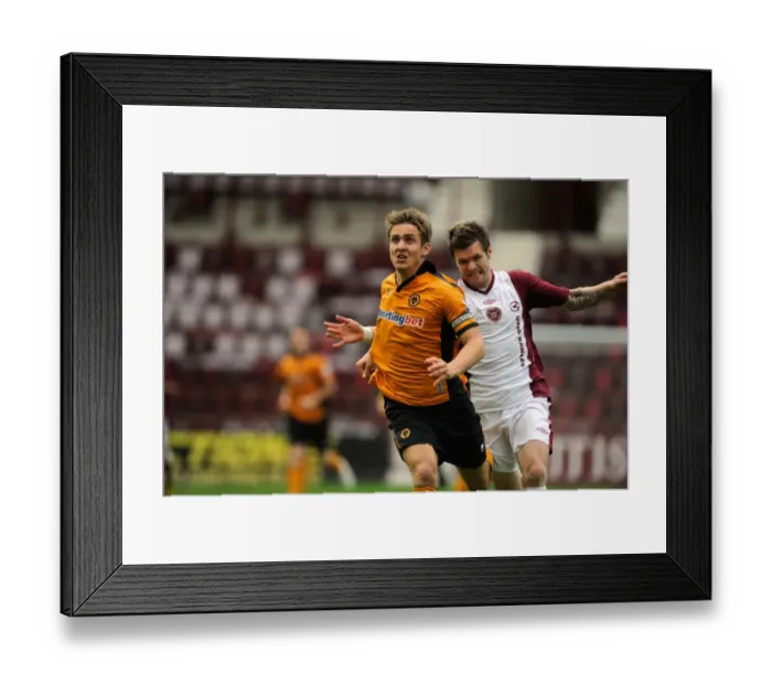 Framed Print : Soccer - Pre-season friendly - Heart of Midlothian v Wolverhampton Wanderers Framed Print : Soccer - Pre-season friendly - Heart of Midlothian v Wolverhampton Wanderers