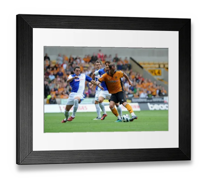Framed Print : Steven Fletcher Scores the Opener: Wolverhampton Wanderers Lead Against Athletic Bilbao Framed Print : Steven Fletcher Scores the Opener: Wolverhampton Wanderers Lead Against Athletic Bilbao