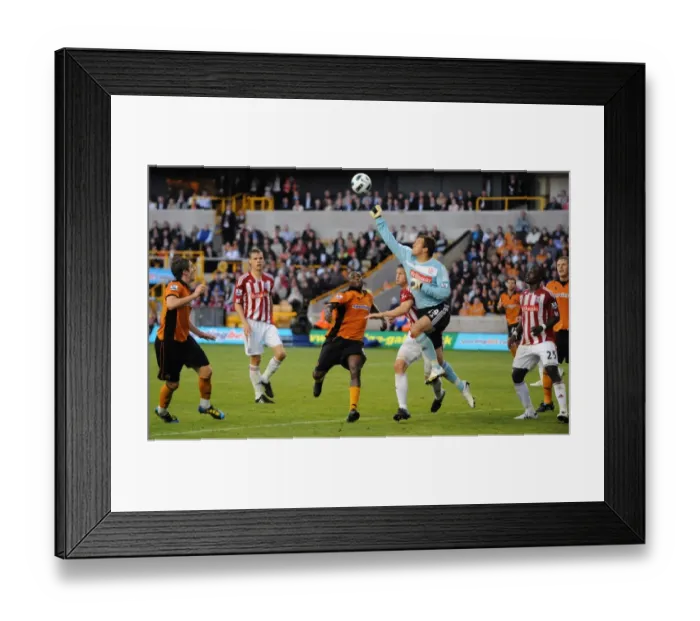Framed Print : A Battle in the Premier League: Thomas Sorensen's Unwavering Determination (Wolverhampton Wanderers vs Stoke City) Framed Print : A Battle in the Premier League: Thomas Sorensen's Unwavering Determination (Wolverhampton Wanderers vs Stoke City)