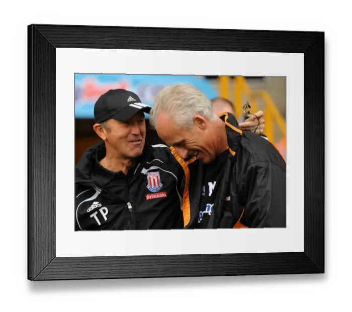 Framed Print : Premier League Showdown: McCarthy vs. Pulis - Wolverhampton Wanderers vs. Stoke City: A Clash of Coaches Framed Print : Premier League Showdown: McCarthy vs. Pulis - Wolverhampton Wanderers vs. Stoke City: A Clash of Coaches