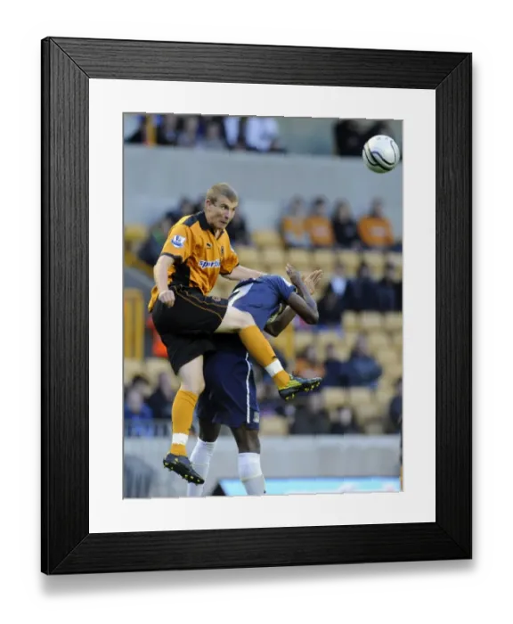 Framed Print : Wolverhampton Wanderers vs. Southend United: Carling Cup Clash - A Battle Between Sam Winnall and Anthony Grant