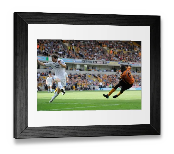 Framed Print : Sylvan Ebanks-Blake Scores the Opener: Wolverhampton Wanderers Lead Newcastle United in Premier League Soccer Framed Print : Sylvan Ebanks-Blake Scores the Opener: Wolverhampton Wanderers Lead Newcastle United in Premier League Soccer