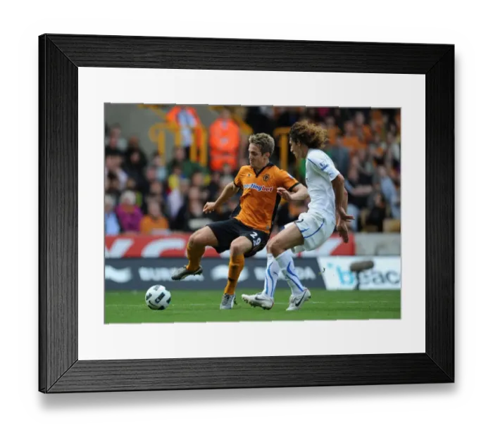 Framed Print : Battle of the Defenders: Kevin Doyle vs Fabrizio Coloccini - Wolverhampton Wanderers vs Newcastle United, Barclays Premier League Framed Print : Battle of the Defenders: Kevin Doyle vs Fabrizio Coloccini - Wolverhampton Wanderers vs Newcastle United, Barclays Premier League