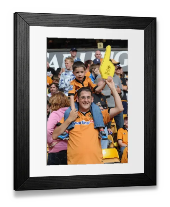 Framed Print : Thrilling Mascot Showdown: Wolverhampton Wanderers vs. Newcastle United - Barclays Premier League Framed Print : Thrilling Mascot Showdown: Wolverhampton Wanderers vs. Newcastle United - Barclays Premier League