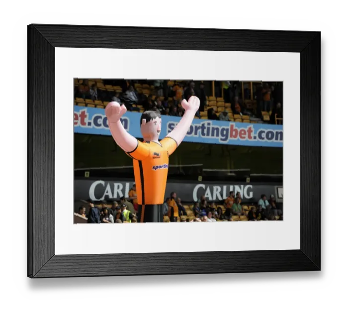 Framed Print : Barclays Premier League Showdown: Wolves vs. Newcastle - Wolverhampton Wanderers Inflatable Battle Framed Print : Barclays Premier League Showdown: Wolves vs. Newcastle - Wolverhampton Wanderers Inflatable Battle