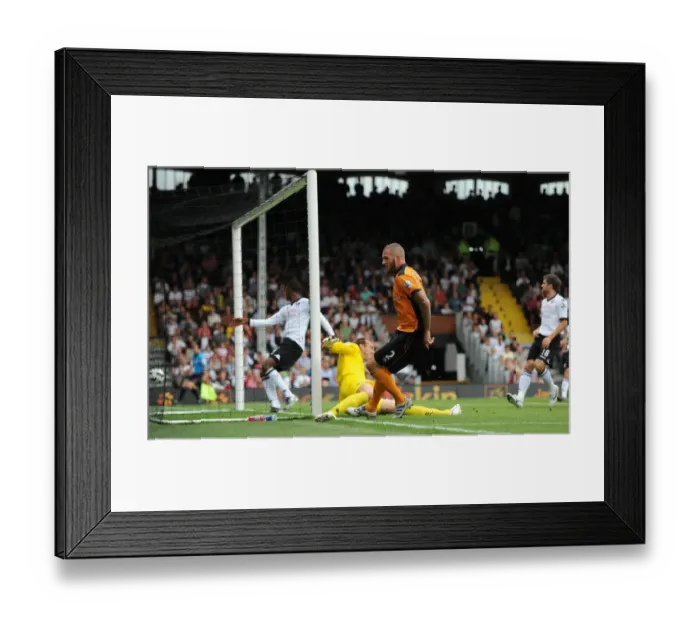 Framed Print : Jelle Van Damme Scores the Opener: Wolverhampton Wanderers Lead Fulham in Premier League Framed Print : Jelle Van Damme Scores the Opener: Wolverhampton Wanderers Lead Fulham in Premier League