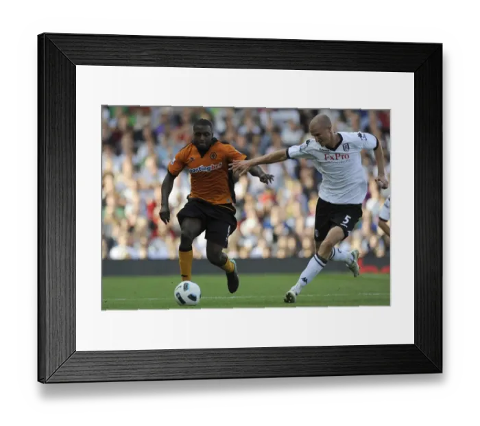 Framed Print : Soccer - Barclays Premier League - Fulham v Wolverhampton Wanderers