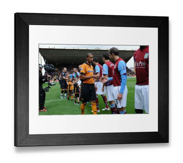 Framed Print : Soccer - Barclays Premier League -Wolverhampton Wanderers v Aston Villa Framed Print : Soccer - Barclays Premier League -Wolverhampton Wanderers v Aston Villa