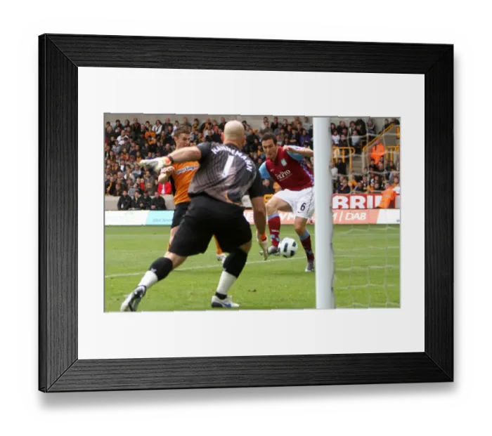 Framed Print : Stuart Downing Scores the Opener: Aston Villa Takes Early Lead over Wolverhampton Wanderers in Premier League Framed Print : Stuart Downing Scores the Opener: Aston Villa Takes Early Lead over Wolverhampton Wanderers in Premier League