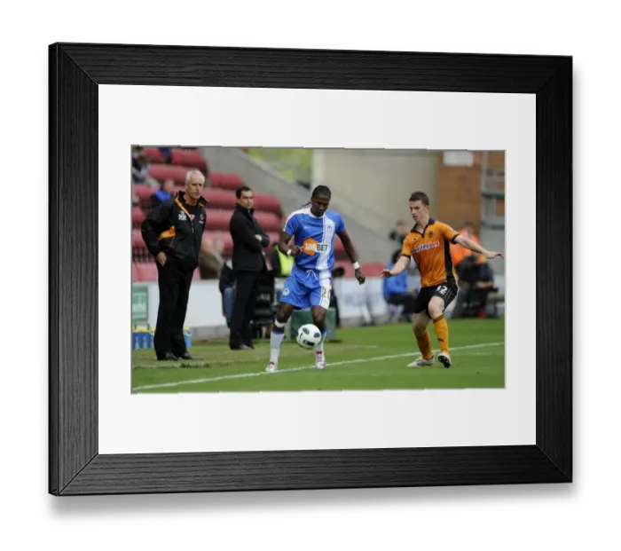 Framed Print : Soccer - Barclays Premier League - Wigan Athletic v Wolverhampton Wanderers Framed Print : Soccer - Barclays Premier League - Wigan Athletic v Wolverhampton Wanderers