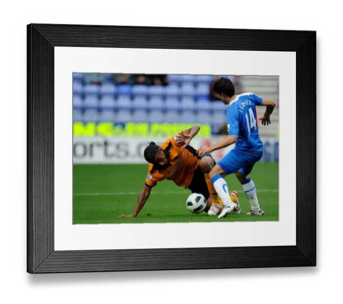 Framed Print : Soccer - Barclays Premier League - Wigan Athletic v Wolverhampton Wanderers Framed Print : Soccer - Barclays Premier League - Wigan Athletic v Wolverhampton Wanderers