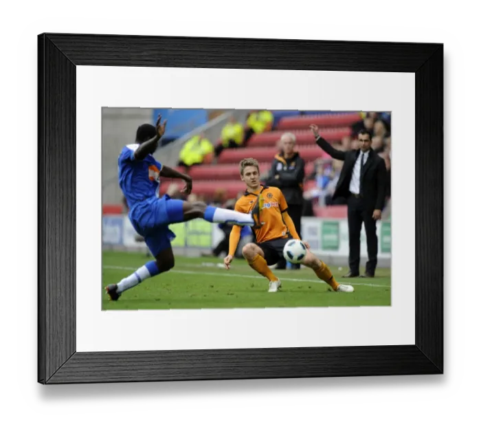 Framed Print : Soccer - Barclays Premier League - Wigan Athletic v Wolverhampton Wanderers Framed Print : Soccer - Barclays Premier League - Wigan Athletic v Wolverhampton Wanderers