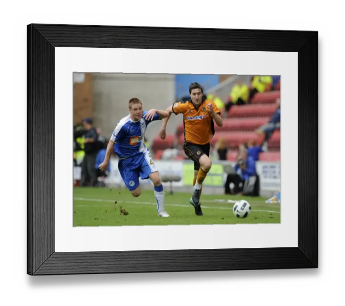 Framed Print : Soccer - Barclays Premier League - Wigan Athletic v Wolverhampton Wanderers Framed Print : Soccer - Barclays Premier League - Wigan Athletic v Wolverhampton Wanderers