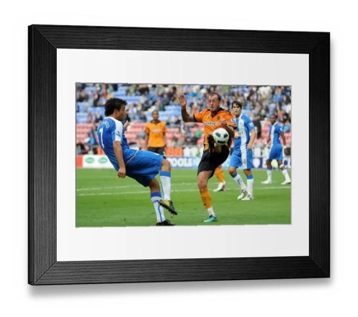 Framed Print : Soccer - Barclays Premier League - Wigan Athletic v Wolverhampton Wanderers Framed Print : Soccer - Barclays Premier League - Wigan Athletic v Wolverhampton Wanderers