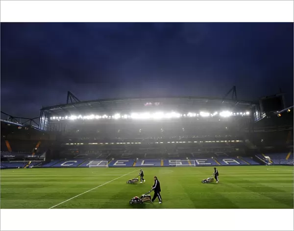 Preparing the Turf: Groundskeepers Ready Stamford Bridge for Wolves Premier League Battle