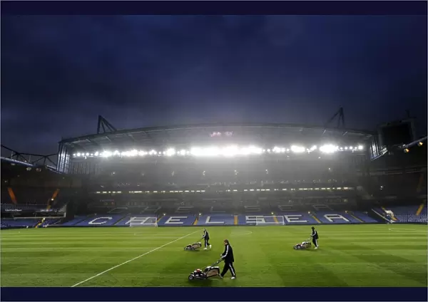 Preparing the Turf: Groundskeepers Ready Stamford Bridge for Wolves Premier League Battle