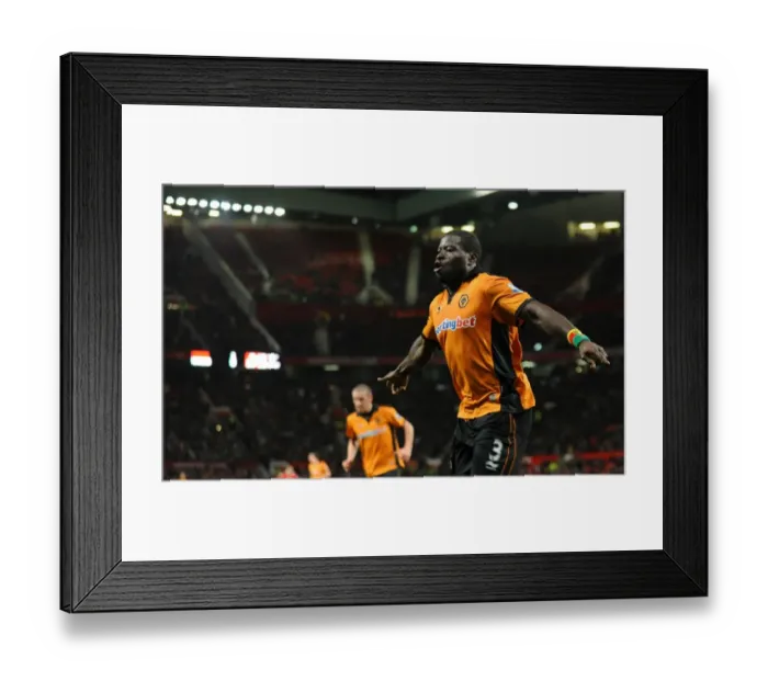 Framed Print : George Elokobi's Dramatic Equalizer: Manchester United vs. Wolverhampton Wanderers in Carling Cup Round Four Framed Print : George Elokobi's Dramatic Equalizer: Manchester United vs. Wolverhampton Wanderers in Carling Cup Round Four