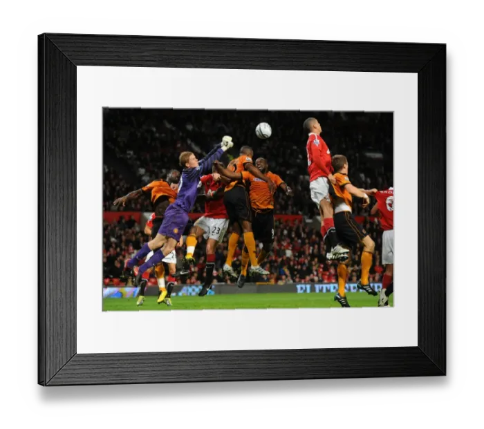 Framed Print : Ben Amos's Dramatic Save: Manchester United vs. Wolverhampton Wanderers (Carling Cup Round Four) Framed Print : Ben Amos's Dramatic Save: Manchester United vs. Wolverhampton Wanderers (Carling Cup Round Four)