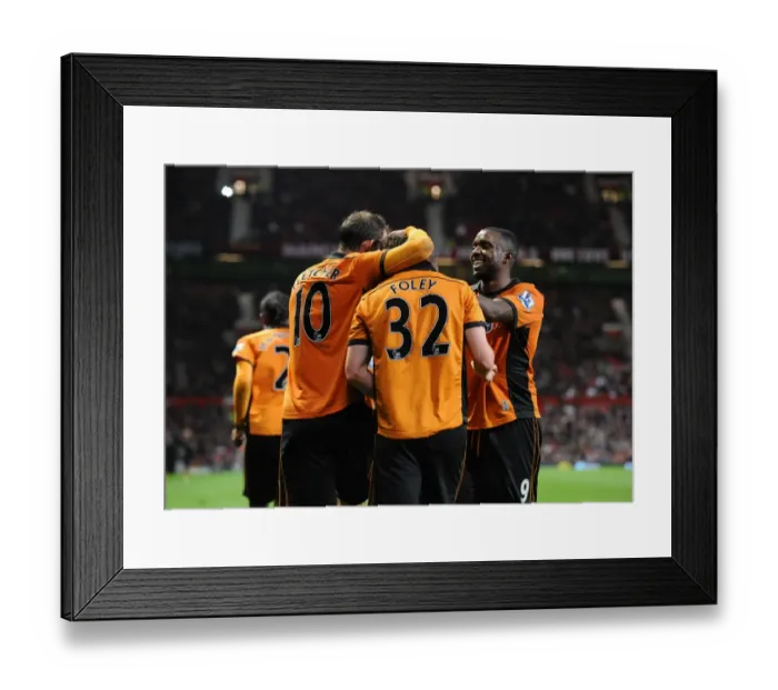 Framed Print : Wolverhampton Wanderers Dramatic Comeback: Kevin Foley's Equalizer vs. Manchester United in Carling Cup Framed Print : Wolverhampton Wanderers Dramatic Comeback: Kevin Foley's Equalizer vs. Manchester United in Carling Cup