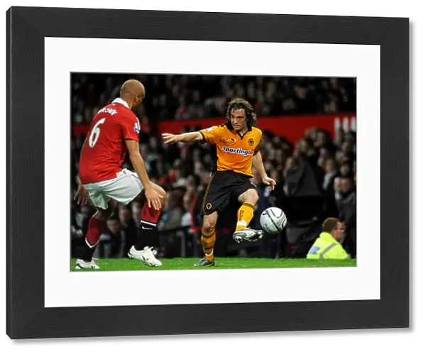 Stephen Hunt vs Wes Brown: A Carling Cup Clash - Manchester United vs Wolverhampton Wanderers: Two Football Giants Go Head to Head