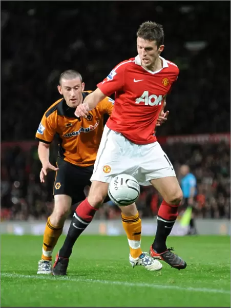 Michael Carrick vs. David Jones: A Carling Cup Showdown - Manchester United vs. Wolverhampton Wanderers