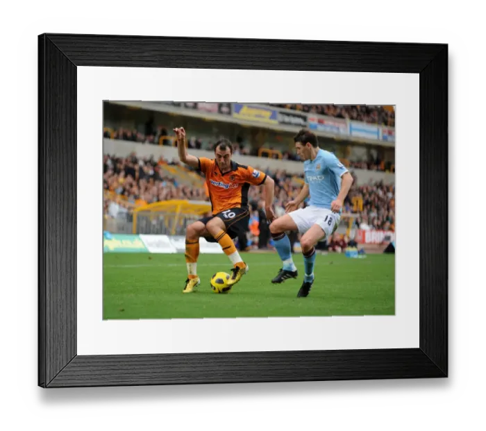 Framed Print : Milijas vs. Barry: A Premier League Showdown - Wolverhampton Wanderers vs. Manchester City Framed Print : Milijas vs. Barry: A Premier League Showdown - Wolverhampton Wanderers vs. Manchester City