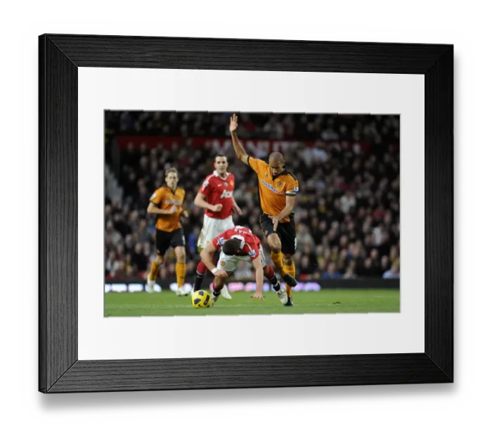 Framed Print : Manchester United vs. Wolverhampton Wanderers: Hernandez vs. Henry - Premier League Clash Framed Print : Manchester United vs. Wolverhampton Wanderers: Hernandez vs. Henry - Premier League Clash
