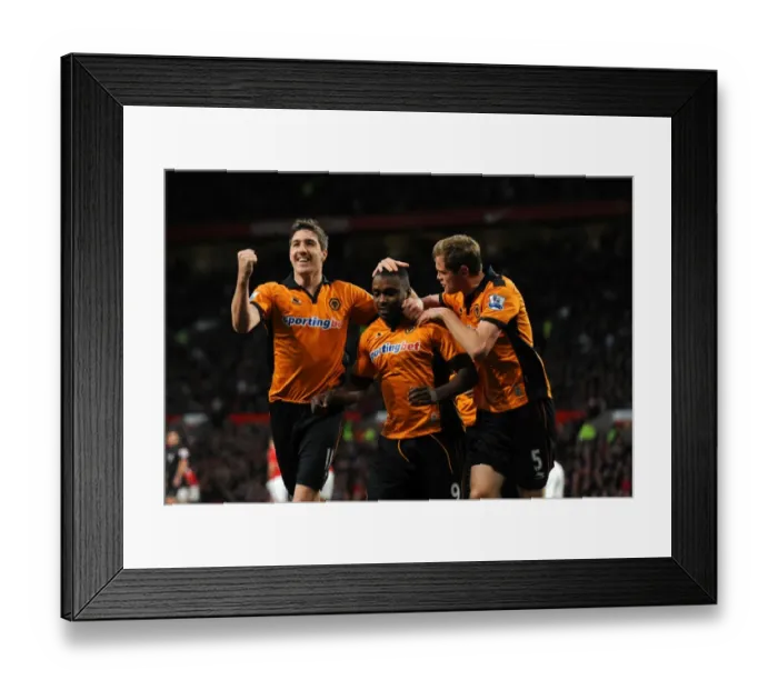 Framed Print : Sylvan Ebanks-Blake's Dramatic Equalizer: Manchester United vs. Wolverhampton Wanderers in Premier League Framed Print : Sylvan Ebanks-Blake's Dramatic Equalizer: Manchester United vs. Wolverhampton Wanderers in Premier League