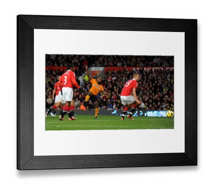 Framed Print : Sylvan Ebanks-Blake's Stunning Equalizer: Manchester United vs. Wolverhampton Wanderers - Barclays Premier League Framed Print : Sylvan Ebanks-Blake's Stunning Equalizer: Manchester United vs. Wolverhampton Wanderers - Barclays Premier League