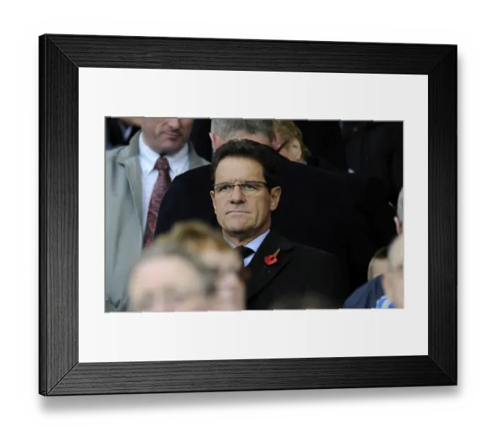Framed Print : Fabio Capello at the Helm: Manchester United vs. Wolverhampton Wanderers, Barclays Premier League Framed Print : Fabio Capello at the Helm: Manchester United vs. Wolverhampton Wanderers, Barclays Premier League