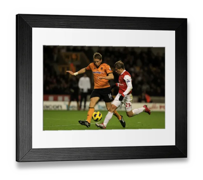 Framed Print : Wolverhampton Wanderers vs Arsenal: Berra vs Arshavin - Barclays Premier League Soccer Showdown Framed Print : Wolverhampton Wanderers vs Arsenal: Berra vs Arshavin - Barclays Premier League Soccer Showdown