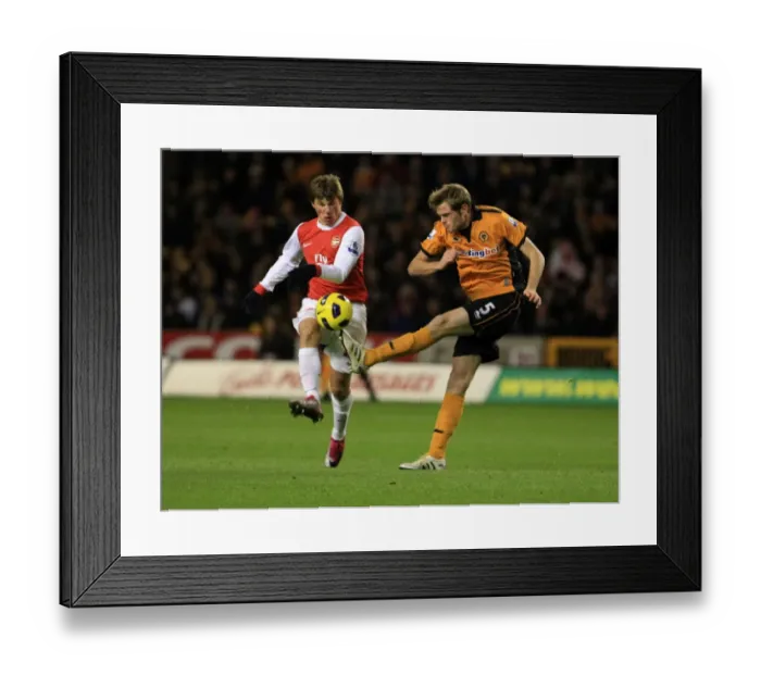 Framed Print : Arshavin vs Stearman: A Premier League Battle – Wolverhampton Wanderers vs Arsenal Framed Print : Arshavin vs Stearman: A Premier League Battle – Wolverhampton Wanderers vs Arsenal