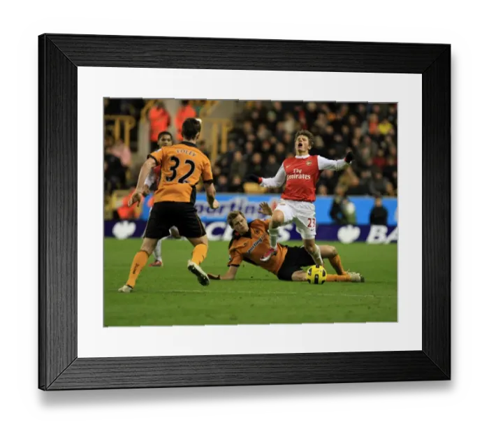 Framed Print : Stearman vs. Arshavin: A Premier League Showdown between Wolverhampton Wanderers and Arsenal Framed Print : Stearman vs. Arshavin: A Premier League Showdown between Wolverhampton Wanderers and Arsenal