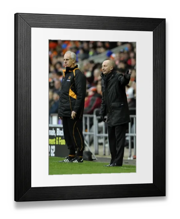 Framed Print : Ian Holloway vs. Mick McCarthy: A Premier League Showdown - Blackpool vs. Wolverhampton Wanderers Framed Print : Ian Holloway vs. Mick McCarthy: A Premier League Showdown - Blackpool vs. Wolverhampton Wanderers