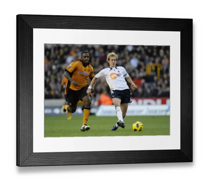 Framed Print : Clash of the Titans: Holden vs Ebanks-Blake - Wolves vs Bolton in the Barclays Premier League Framed Print : Clash of the Titans: Holden vs Ebanks-Blake - Wolves vs Bolton in the Barclays Premier League