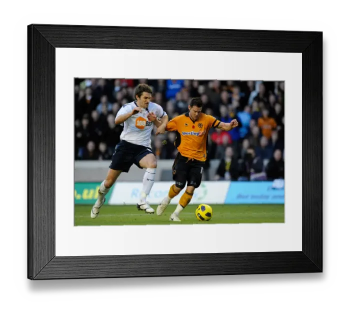 Framed Print : Clash of the Wanderers: Matthew Jarvis vs. Sam Ricketts in Premier League Battle Framed Print : Clash of the Wanderers: Matthew Jarvis vs. Sam Ricketts in Premier League Battle