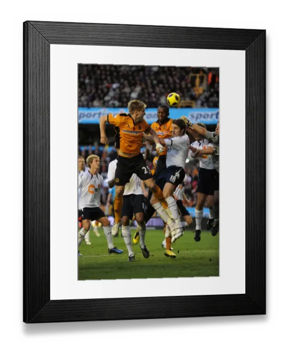 Framed Print : Kevin Doyle's Thrilling Header Goal: Wolverhampton Wanderers vs Bolton Wanderers in Premier League Soccer Framed Print : Kevin Doyle's Thrilling Header Goal: Wolverhampton Wanderers vs Bolton Wanderers in Premier League Soccer