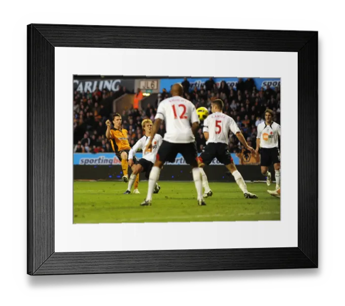 Framed Print : Wolverhampton Wanderers Kevin Foley Scores a Stunning Goal: 1-3 vs. Bolton Wanderers (Premier League Soccer) Framed Print : Wolverhampton Wanderers Kevin Foley Scores a Stunning Goal: 1-3 vs. Bolton Wanderers (Premier League Soccer)