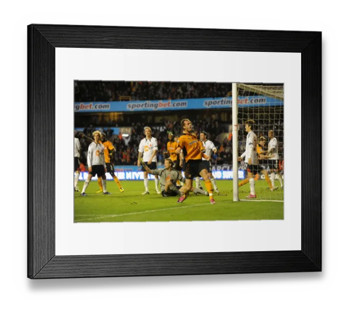 Framed Print : Steven Fletcher's Dramatic Winner: Wolverhampton Wanderers Edge Past Bolton Wanderers in Premier League (2-3) Framed Print : Steven Fletcher's Dramatic Winner: Wolverhampton Wanderers Edge Past Bolton Wanderers in Premier League (2-3)