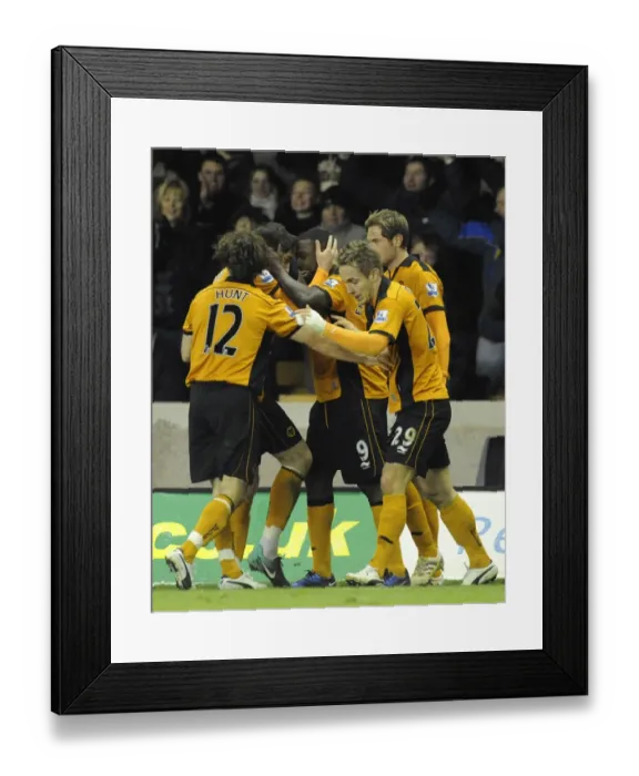 Framed Print : Sylvan Ebanks-Blake's Dramatic Goal: 3-2 Comeback for Wolverhampton Wanderers in Premier League Framed Print : Sylvan Ebanks-Blake's Dramatic Goal: 3-2 Comeback for Wolverhampton Wanderers in Premier League
