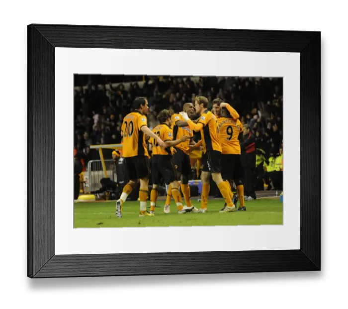 Framed Print : Sylvan Ebanks-Blake's Dramatic Goal: Wolverhampton Wanderers Secure 3-2 Victory over Sunderland in Premier League Framed Print : Sylvan Ebanks-Blake's Dramatic Goal: Wolverhampton Wanderers Secure 3-2 Victory over Sunderland in Premier League